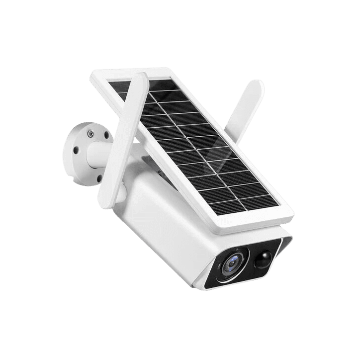 Caméra de sécurité solaire extérieure sans fil 1080P caméra WiFi alimentée  par batterie rechargeable Audio 2 voies, vidéo DIHOOM HD 