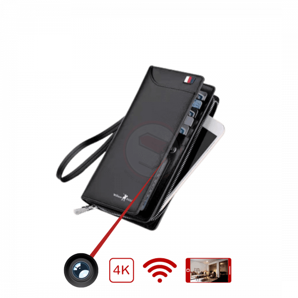 Portefeuille Caméra espion 4K