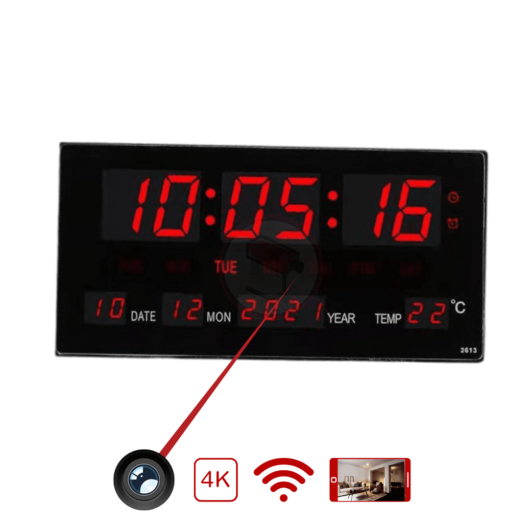 Nornward Caméra Espion, Hd1080P Caméra Cachée Vidéo D'Horloge Murale