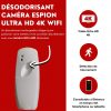 Désodorisant Caméra Ultra HD 4K wifi fiche principale