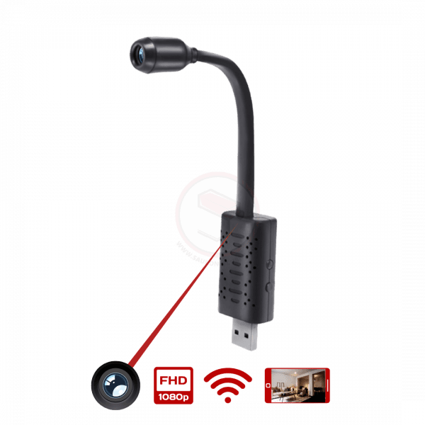 Mini caméra espion USB Full HD Wifi flexible