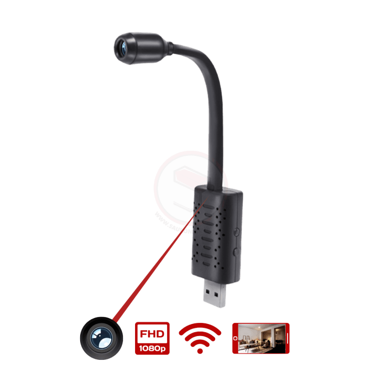 Mini caméra espion USB Full HD Wifi flexible