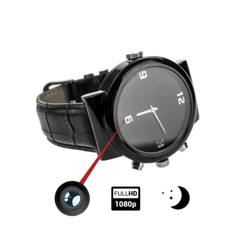 Montre Caméra Espion Full HD 1080p en cuire informations importantes